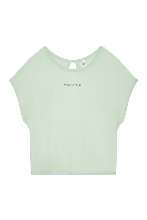 Dash and Stars T-shirt verde extrassuave verde