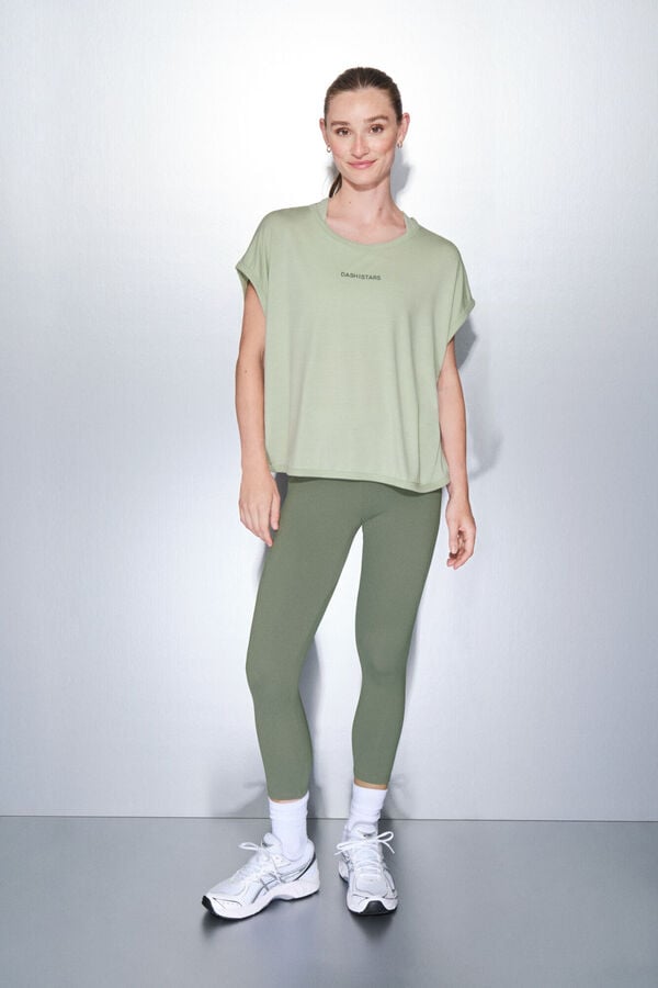 Dash and Stars T-shirt verde extrassuave verde