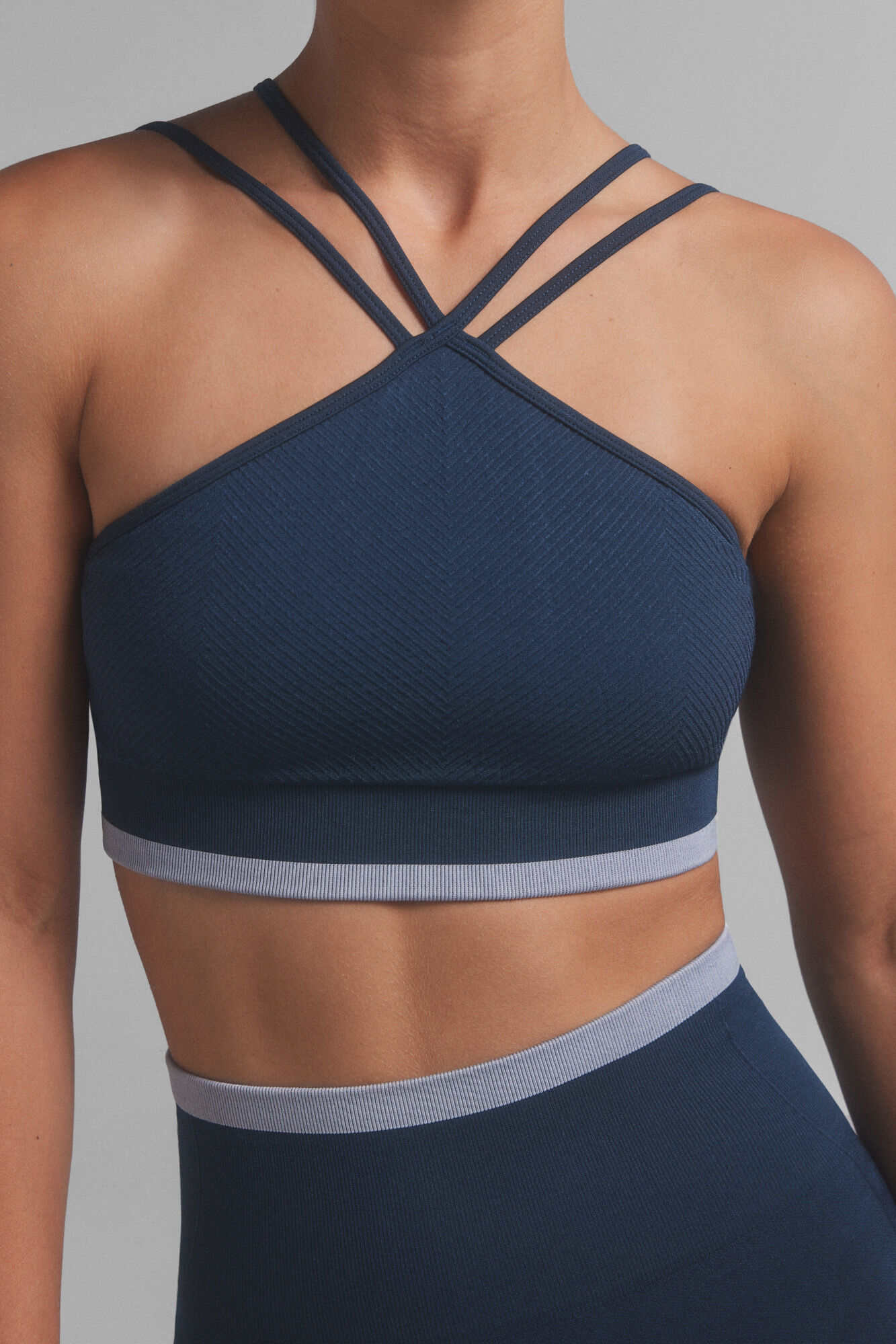 Dash and Stars Sujetador deportivo SEAMLESS COMFORT azul