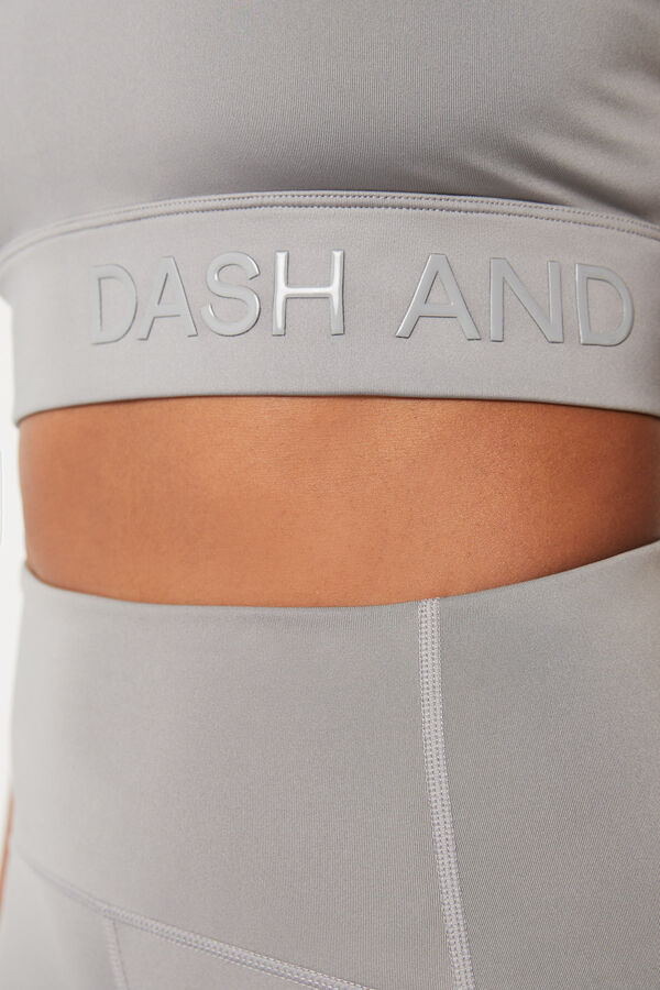 Dash and Stars Sujetador deportivo gris 4D Stretch gris