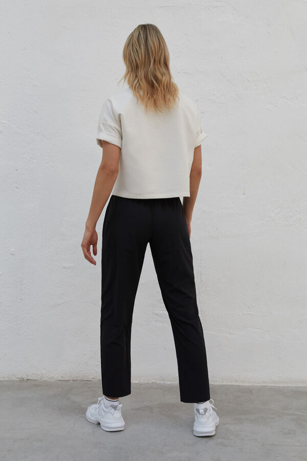 Dash and Stars Cal&ccedil;as jogger pretas preto