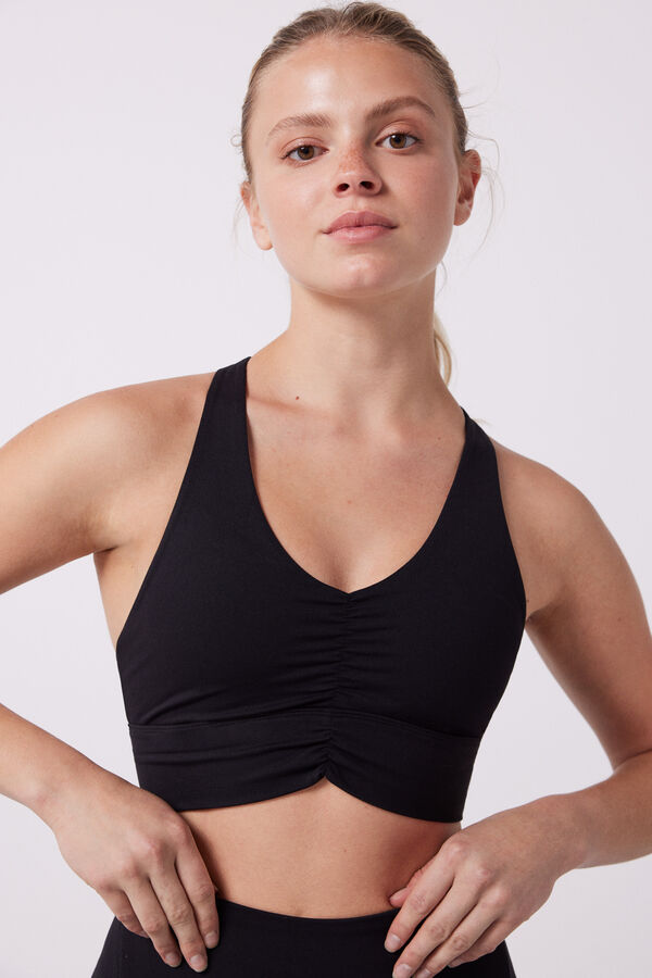 Dash and Stars Soutien desportivo preto Soft Move preto