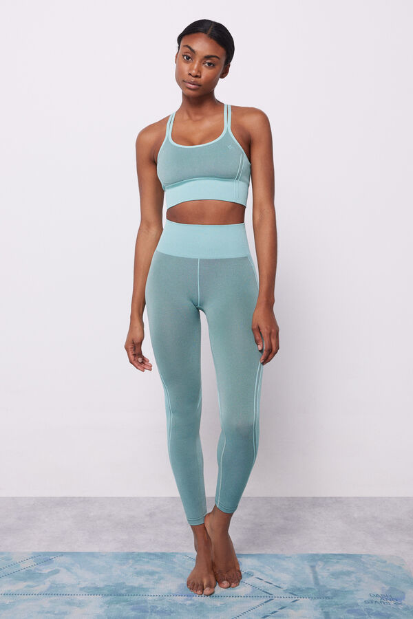 Dash and Stars Leggings verdes Seamless Comfort verde