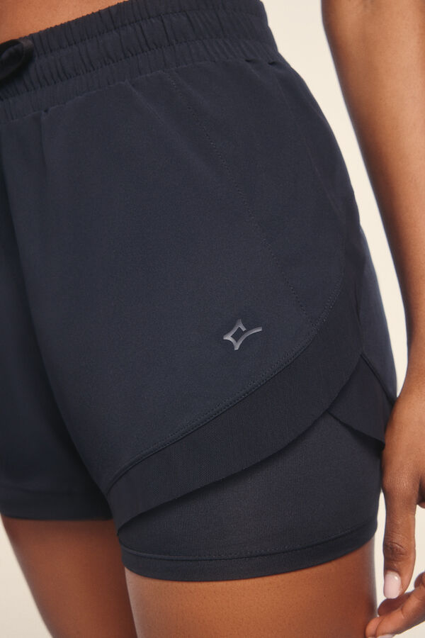 Dash and Stars Short ultra ligero malla negro negro