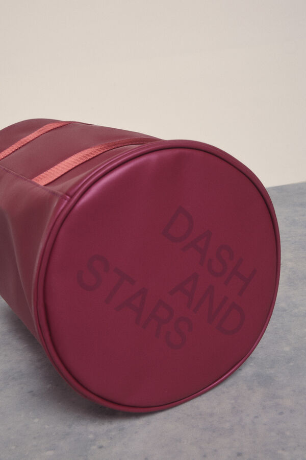 Dash and Stars Bolso deporte 'bowling' mediana rosa rosa