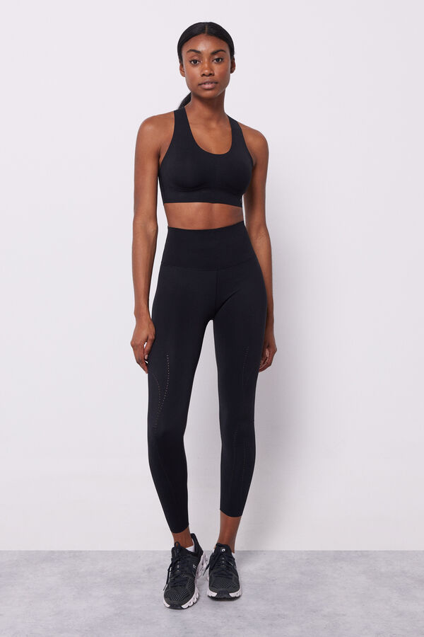 Dash and Stars Mallas ciclista negras Compressive negro