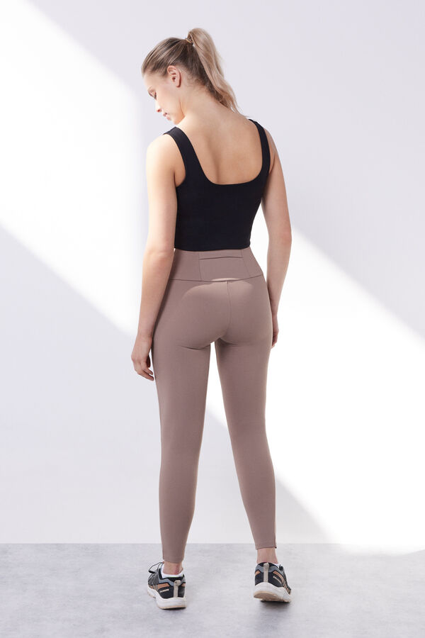 Dash and Stars Leggings marrones Thermal nude