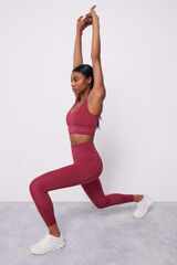 Dash and Stars Sujetador deportivo frambuesa 4D Stretch rojo