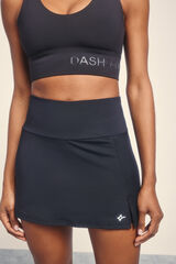 Dash and Stars Falda malla interior negro negro