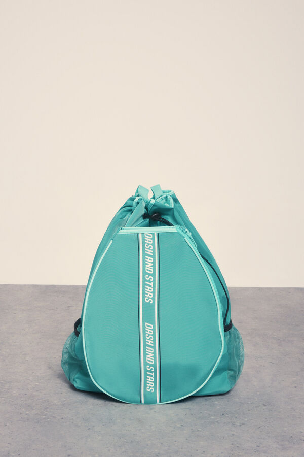 Dash and Stars Mochila de remo em nylon verde verde