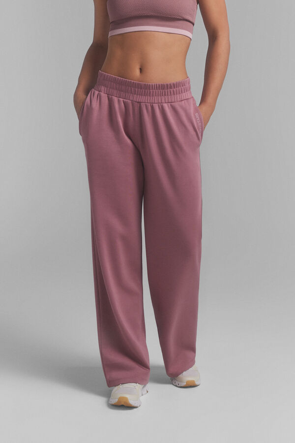 Dash and Stars Cal&ccedil;a largas retas rosa soft touch rosa