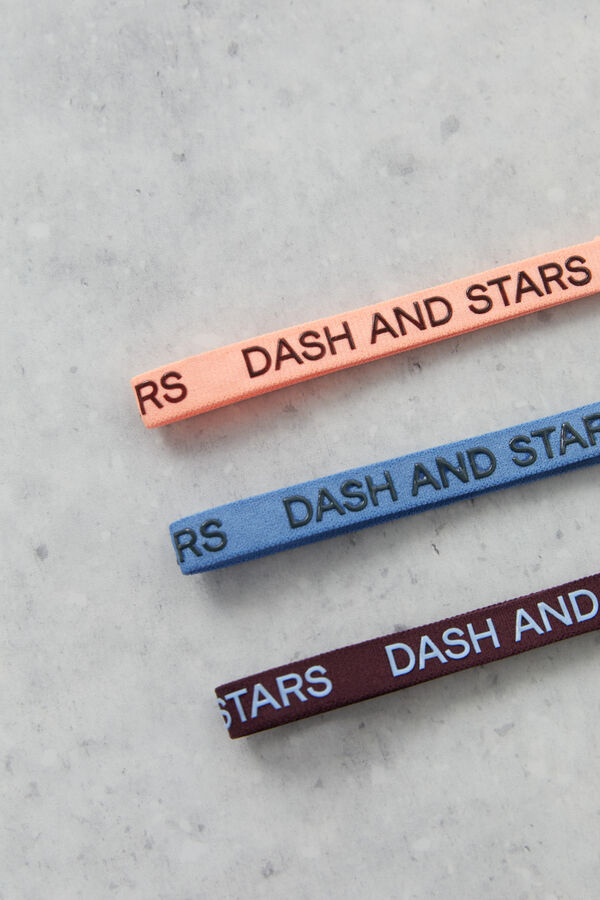 Dash and Stars Pack 3 bandoletes antideslizantes multicolor impressão