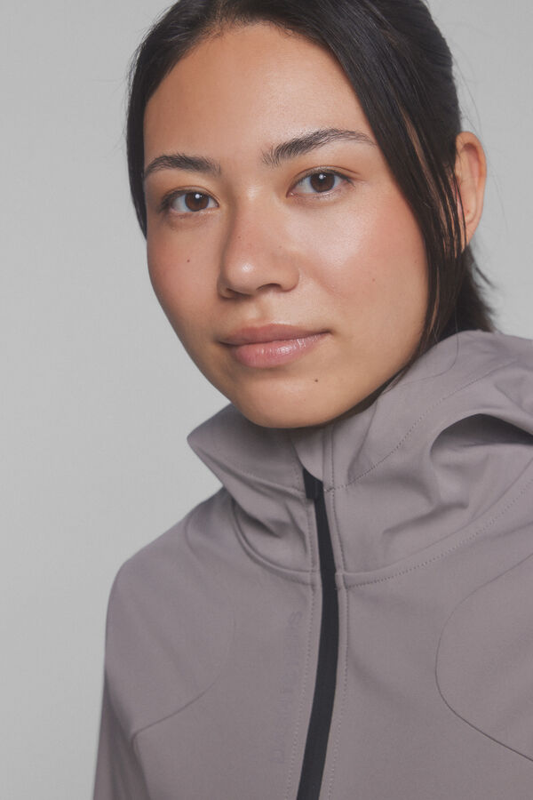 Dash and Stars Chaqueta t&eacute;cnica water-repellent marr&oacute;n nude