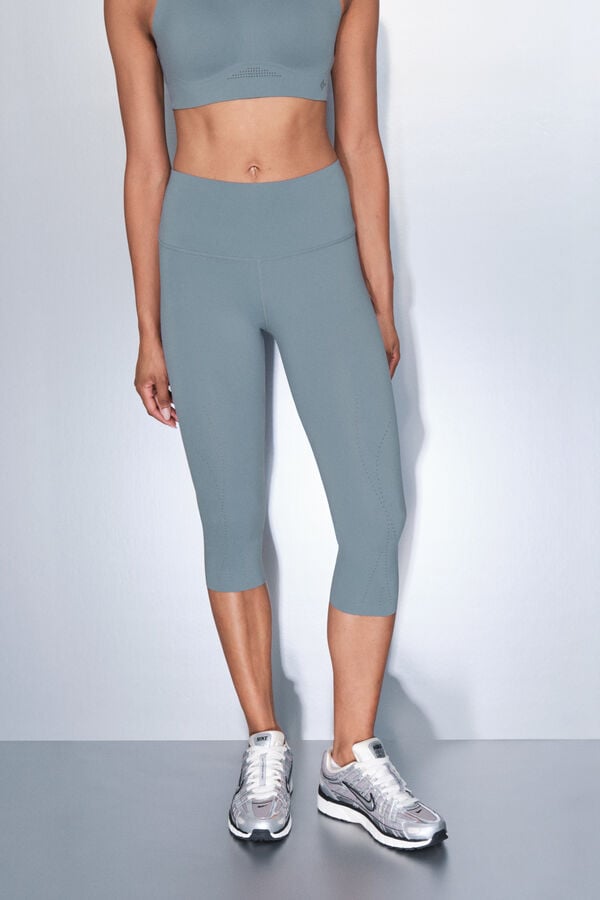 Dash and Stars Leggings Capri COMPRESSIVE azul azul