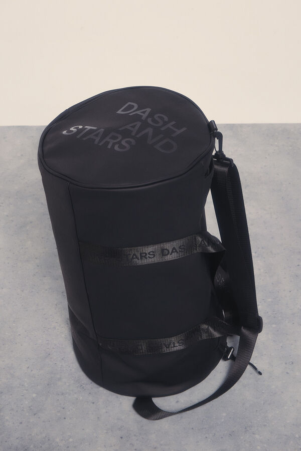 Dash and Stars Bolso deporte 'bowling' grande negro negro