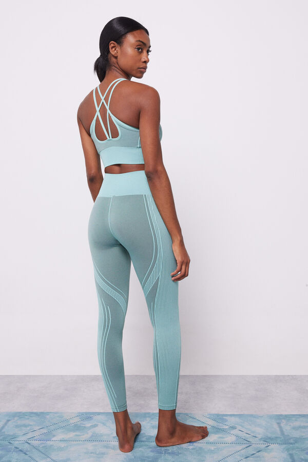 Dash and Stars Leggings verdes Seamless Comfort verde