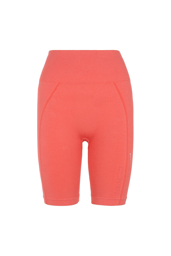 Dash and Stars Leggings ciclista SEAMLESS COMFORT melocot&oacute;n rojo