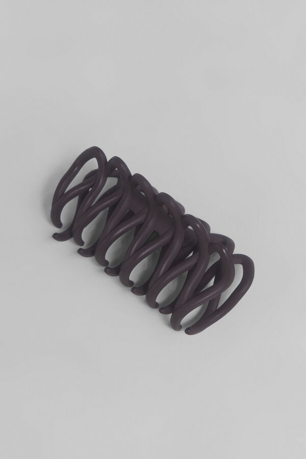 Dash and Stars Pinza pelo marr&oacute;n mate. Special colab @ffitcoco nude