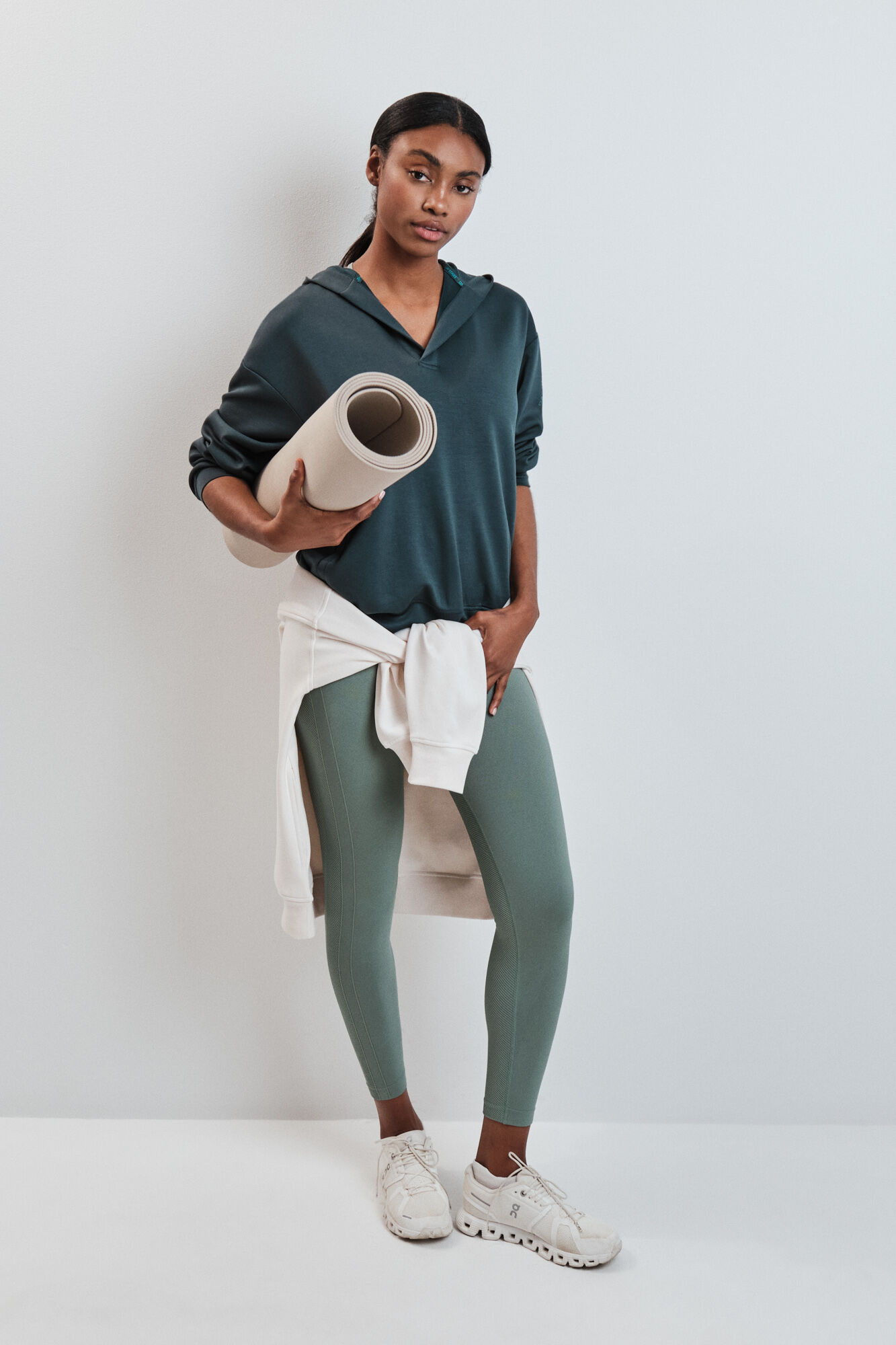 Dash and Stars Legging comprida SEAMLESS COMFORT verde