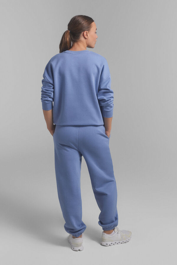 Dash and Stars Pantal&oacute;n jogger algod&oacute;n azul. Special colab @ffitcoco azul