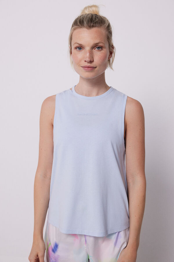 Dash and Stars Camiseta sin mangas azul azul