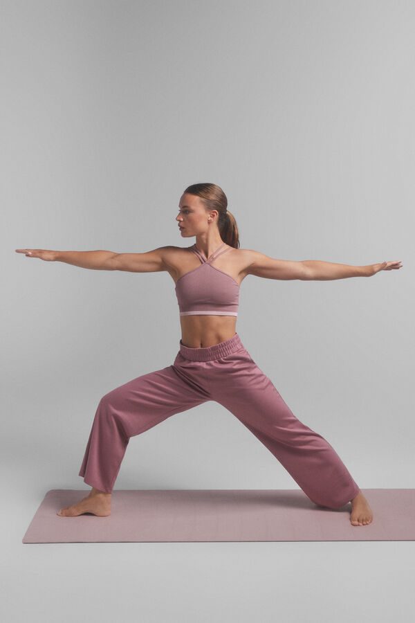 Dash and Stars Pantal&oacute;n jogger suave rosa. Special colab @ffitcoco rosa