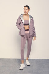 Dash and Stars Chaqueta reversible tejido técnico ligero  rosa