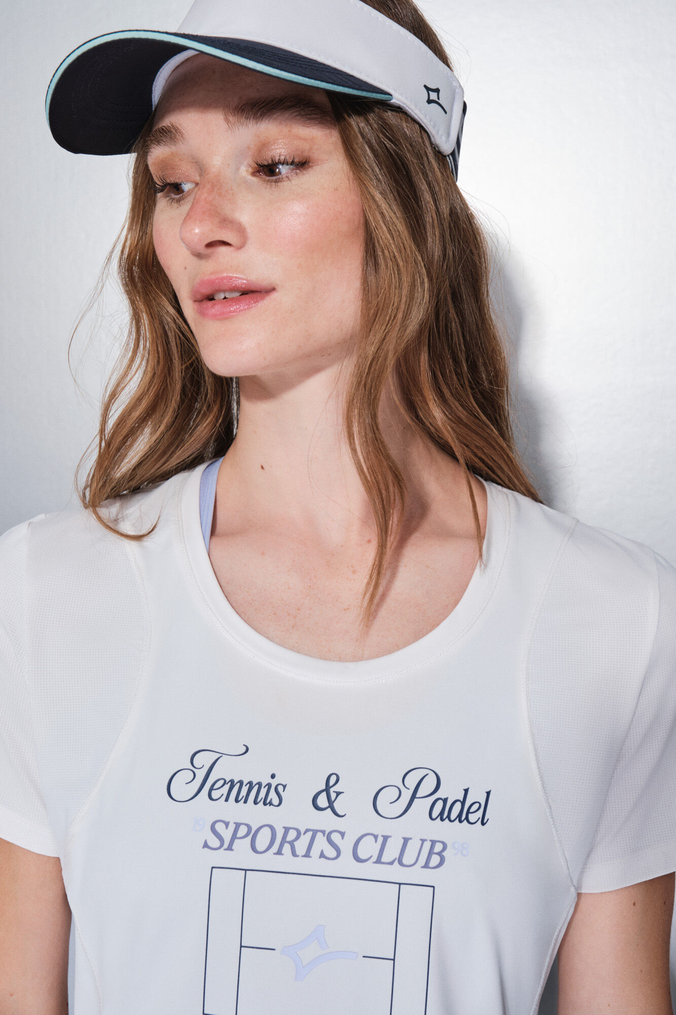 Dash and Stars Camiseta manga corta blanca