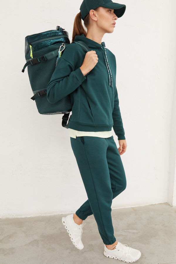 Calças jogger 100% algodão verde, Ofertas em malhas e leggings de desporto  de mulher