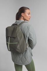 Dash and Stars Mochila de tecido t&eacute;cnico c&aacute;qui beige