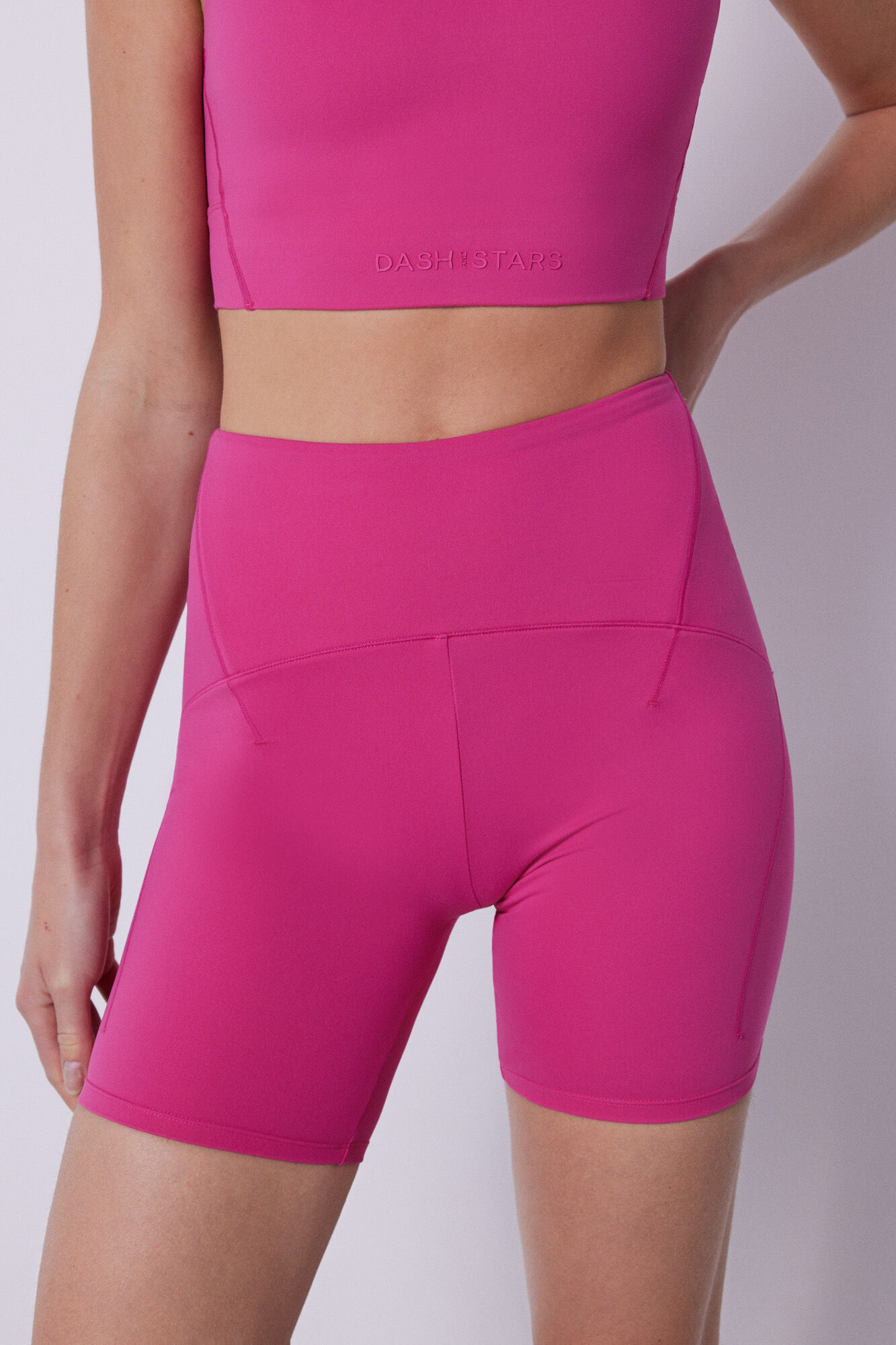 Dash and Stars Leggings ciclista SOFT MOVE rosa