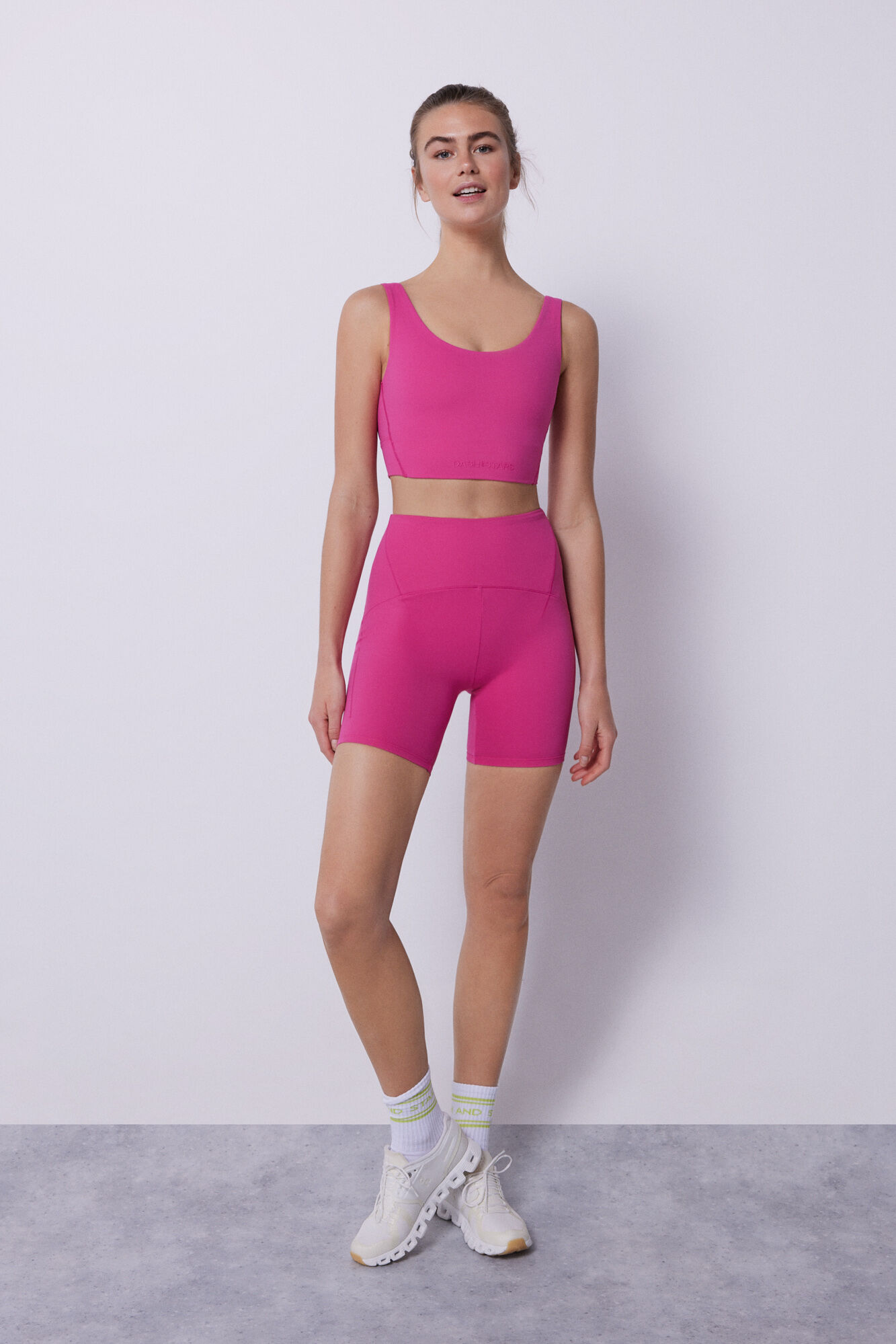 Dash and Stars Leggings ciclista SOFT MOVE rosa