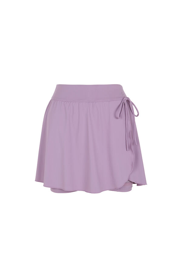 Dash and Stars Malha interna da saia em microfibra lilás rosa