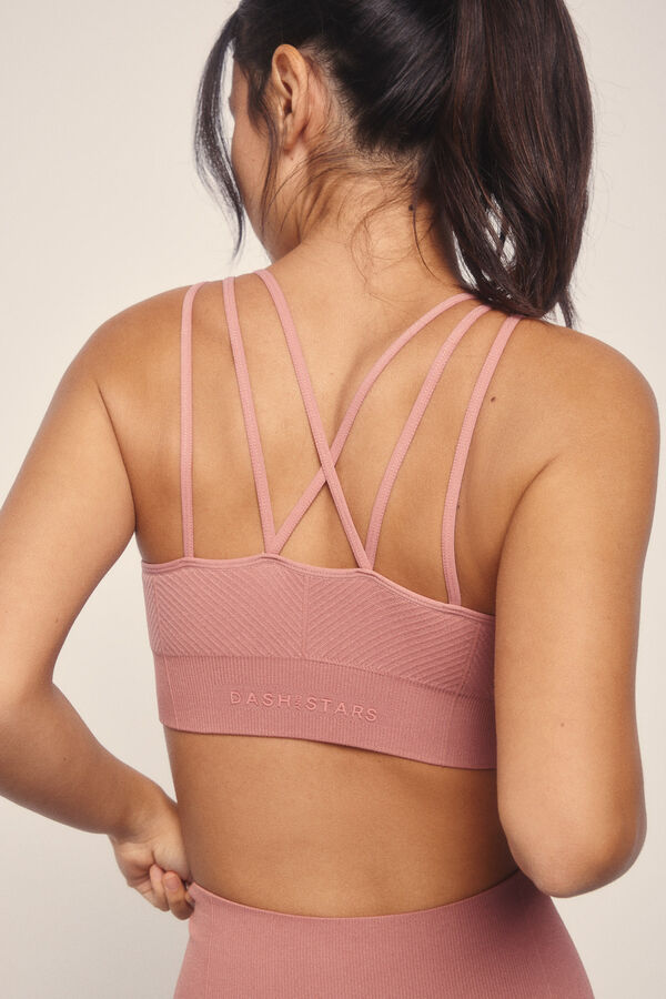 Dash and Stars Soutien desportivo SEAMLESS COMFORT rosa rosa
