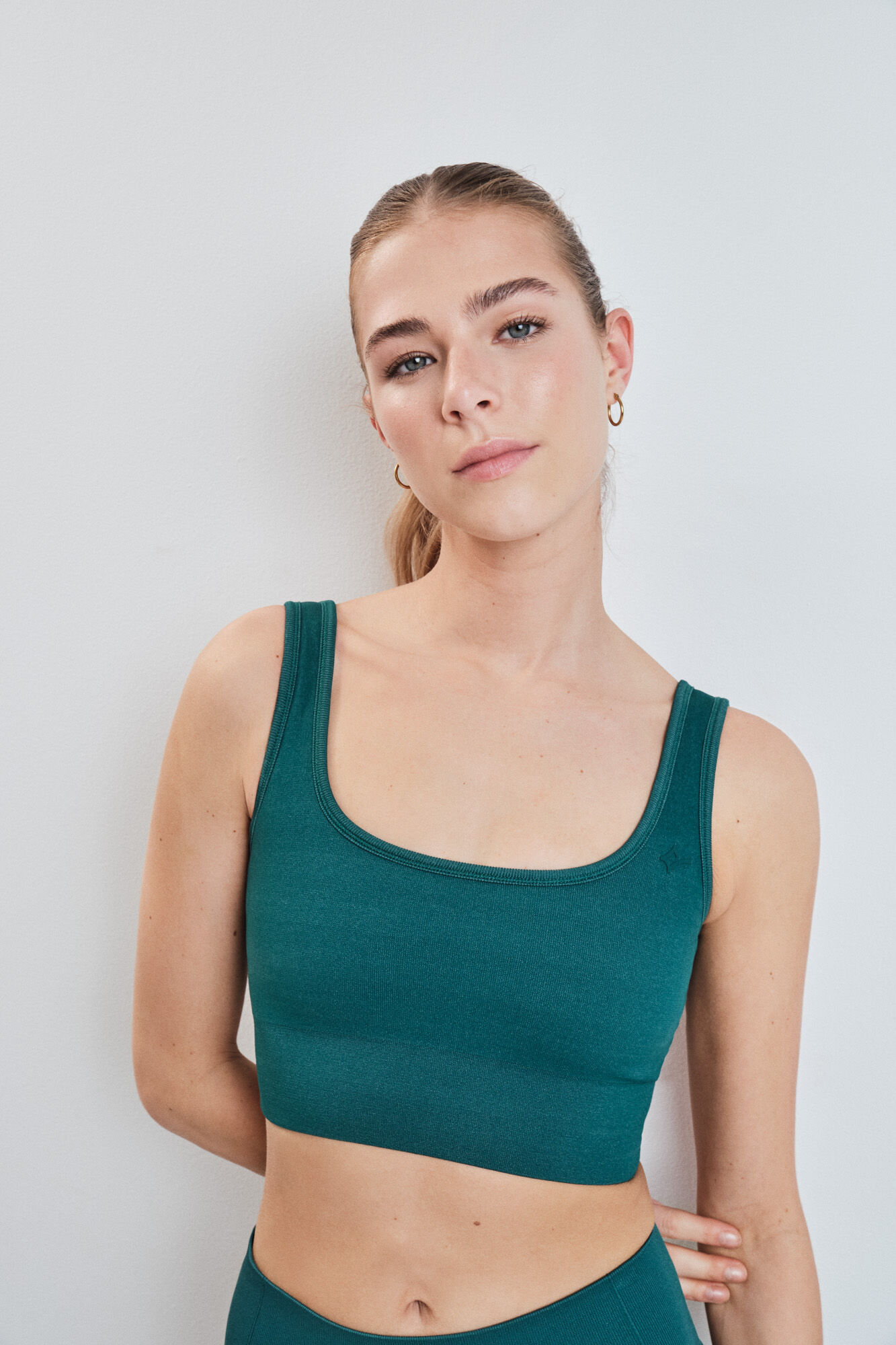 Dash and Stars Sujetador deportivo SEAMLESS COMFORT vichy verde