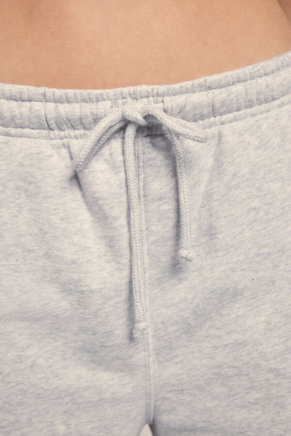 Dash and Stars Calções de pelúcia cinza cinzento