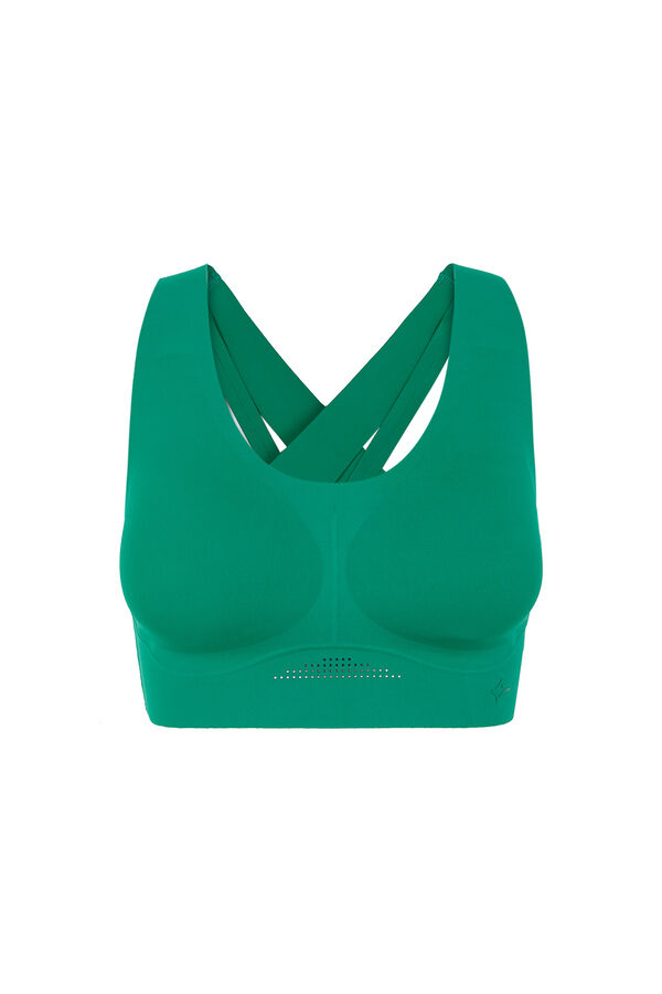 Dash and Stars Soutien desportivo COMPRESSIVE logo verde verde