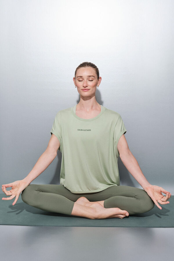 Dash and Stars T-shirt verde extrassuave verde