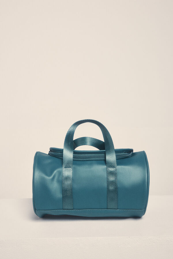 Dash and Stars Bolsa grande de toalete verde para boliche verde