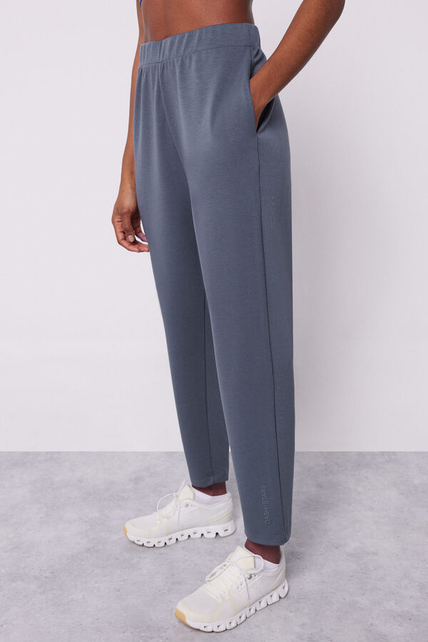 Dash and Stars Pantal&oacute;n jogger tacto suave gris gris