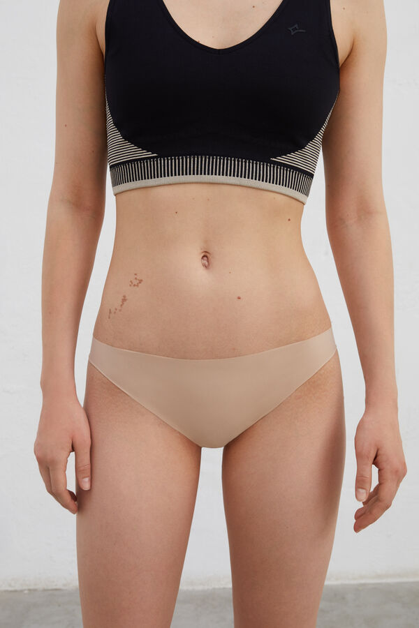 Dash and Stars Pack 2 bragas cl&aacute;sicas nude laser cut nude