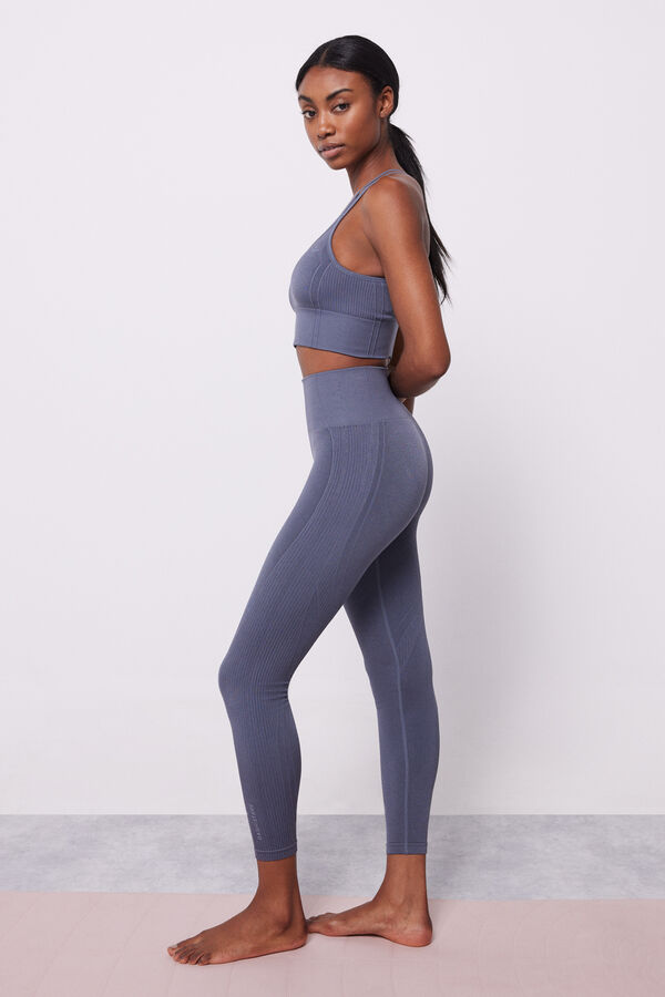 Dash and Stars Leggings grises Seamless Comfort gris