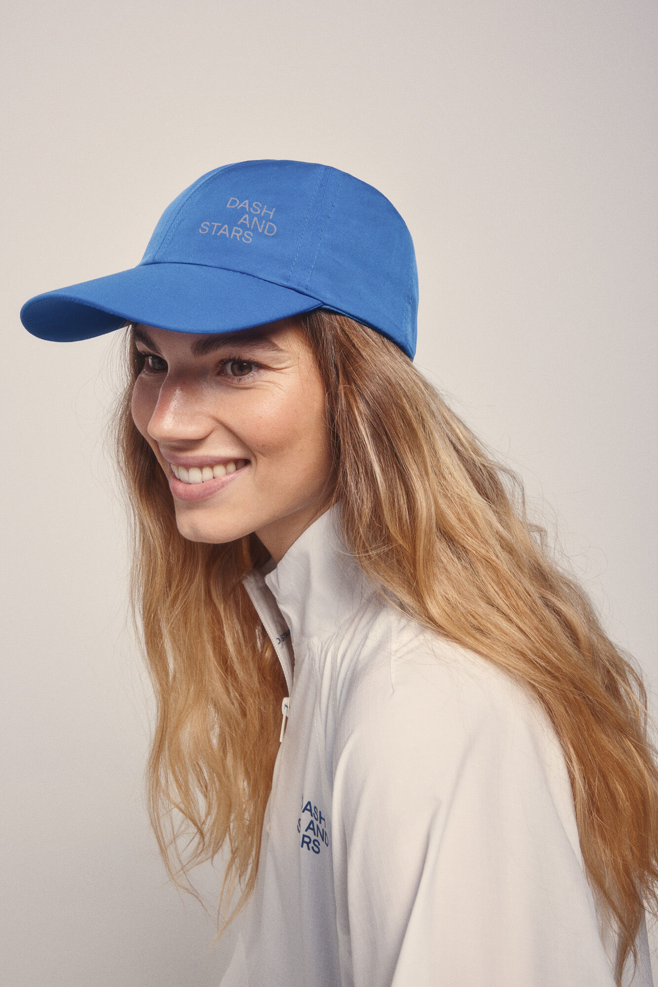 Dash and Stars Gorra logo gel azul