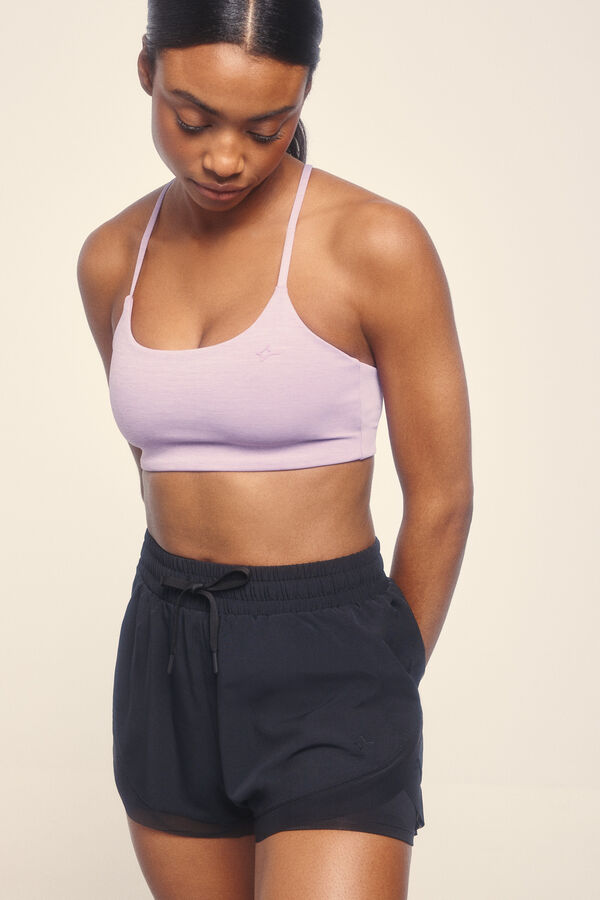 Dash and Stars Short ultra ligero malla negro negro