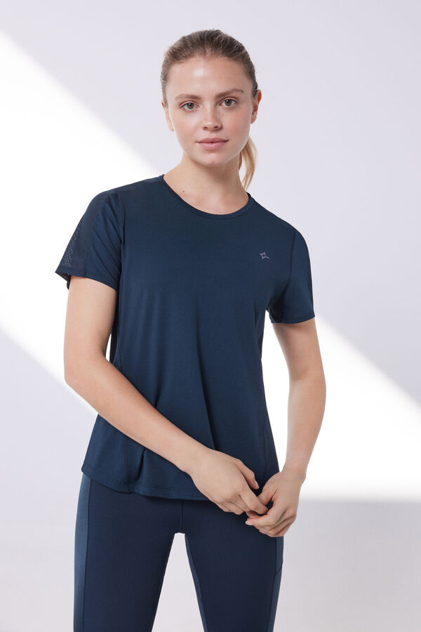 Dash and Stars Camiseta t&eacute;cnica transpirable azul azul