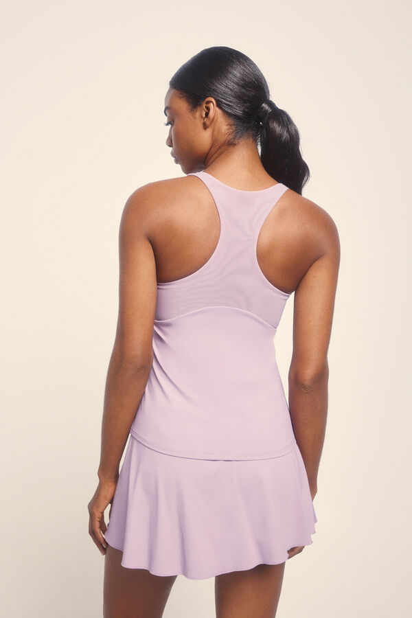 Dash and Stars Camiseta mangas justa lilás rosa