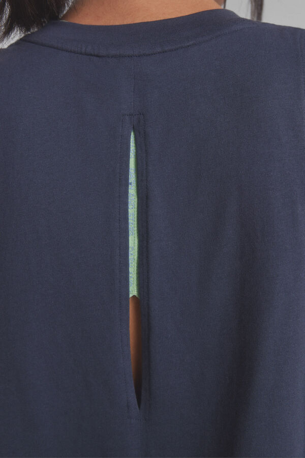 Dash and Stars Camisola 100% algod&atilde;o marengo cinzento