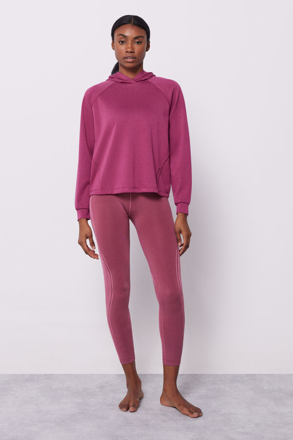 Dash and Stars Sudadera capucha tacto suave fucsia rosa