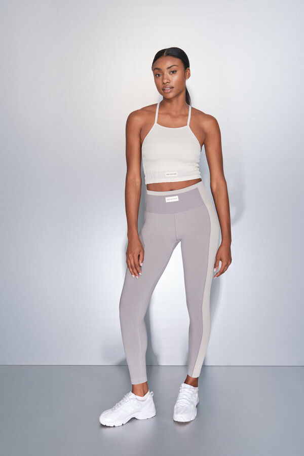 Dash and Stars Soutien desportivo branco SEAMLESS COMFORT beige