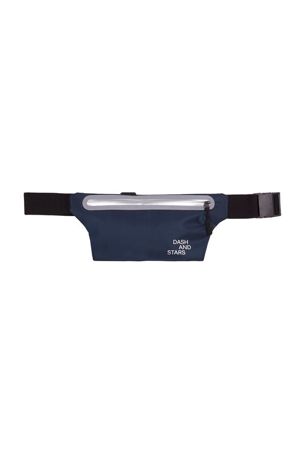 Dash and Stars Bolsa de cintura t&eacute;cnica azul azul
